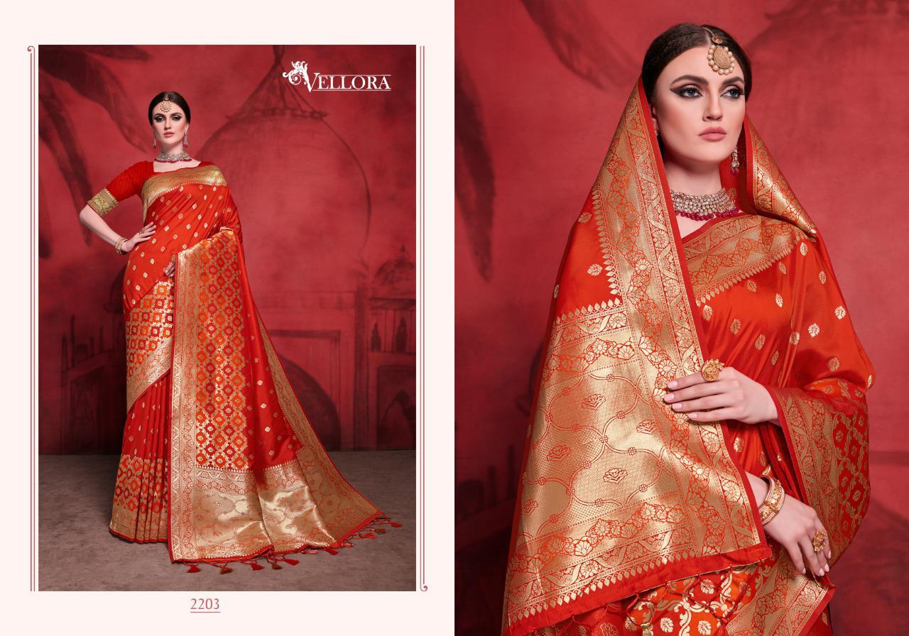 Kesari Exports Vellora Vol 12 Banarasi Silk Festival Wear Saree