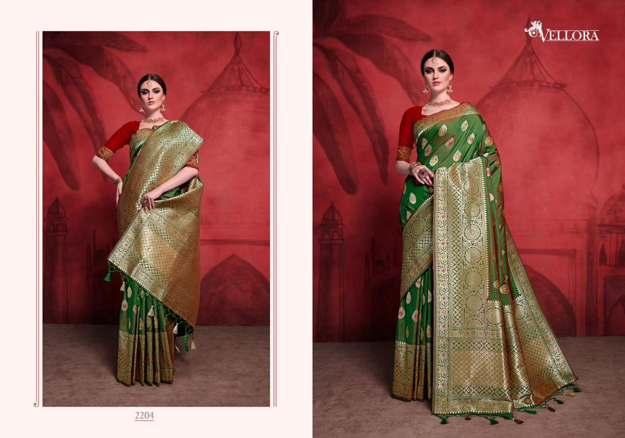 Kesari Exports Vellora Vol 12 Banarasi Silk Festival Wear Saree