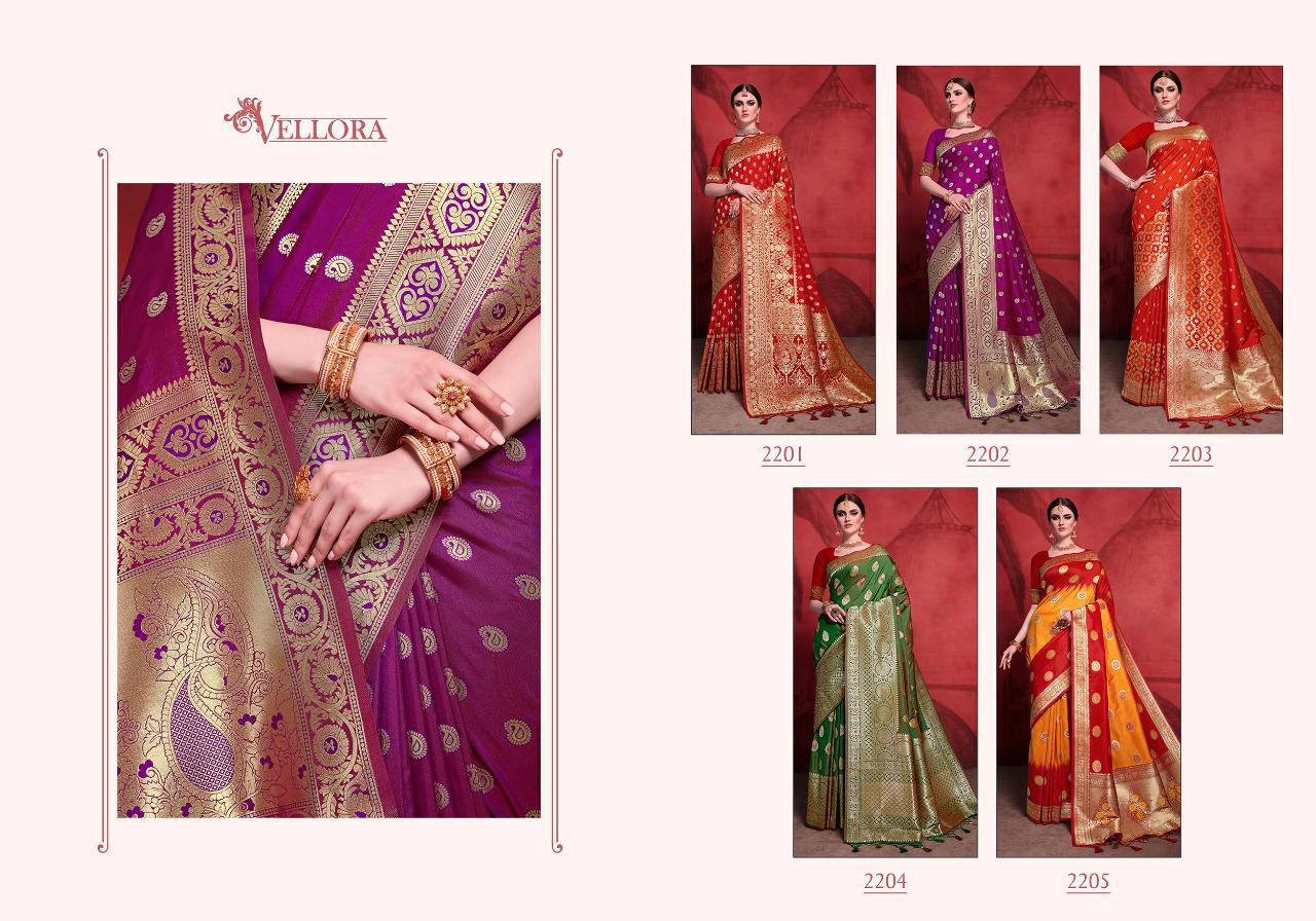 Kesari Exports Vellora Vol 12 Banarasi Silk Festival Wear Saree