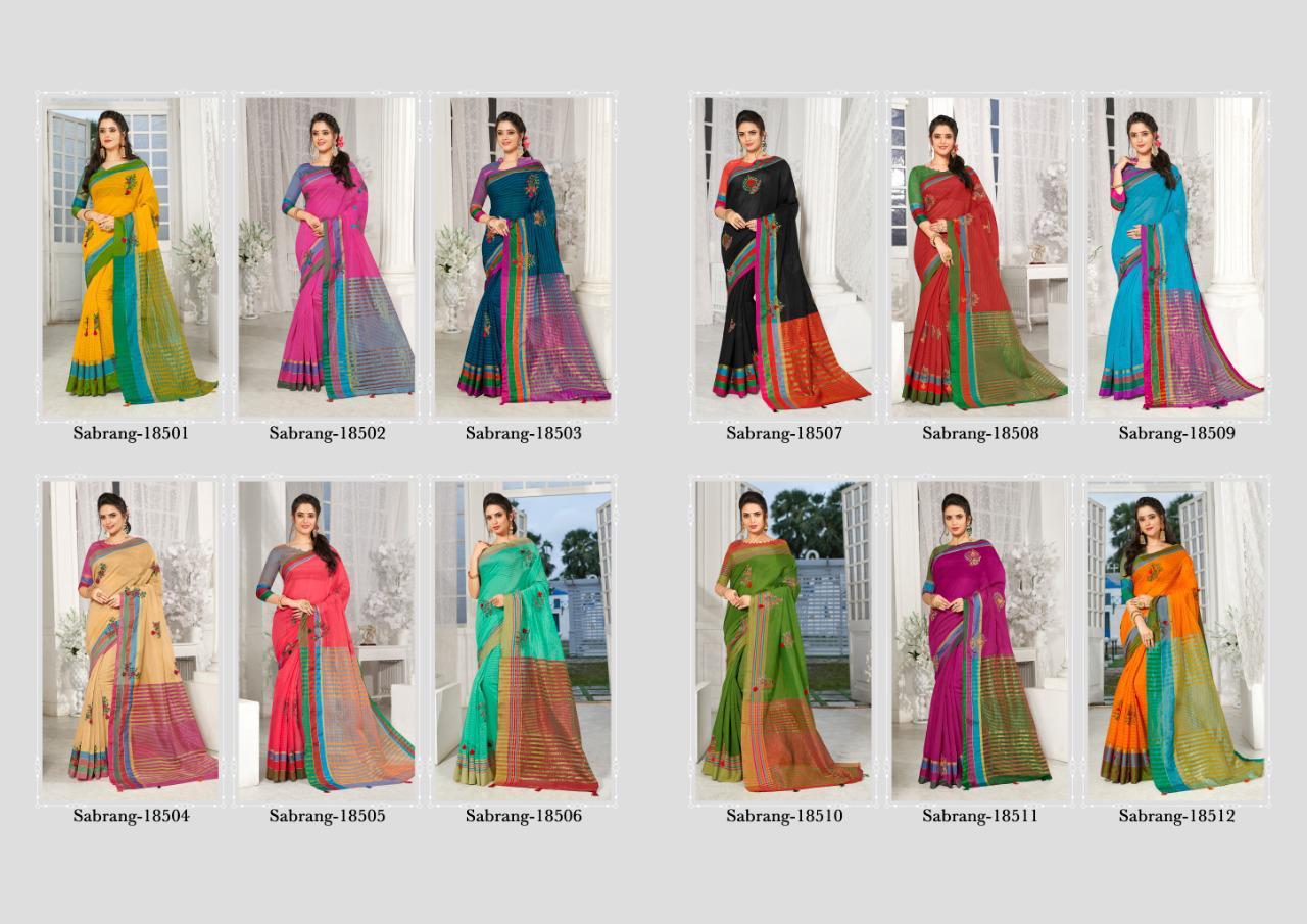 Mintorsi Sabrang Cotton Silk Traditional Wear Saree Online Shopping