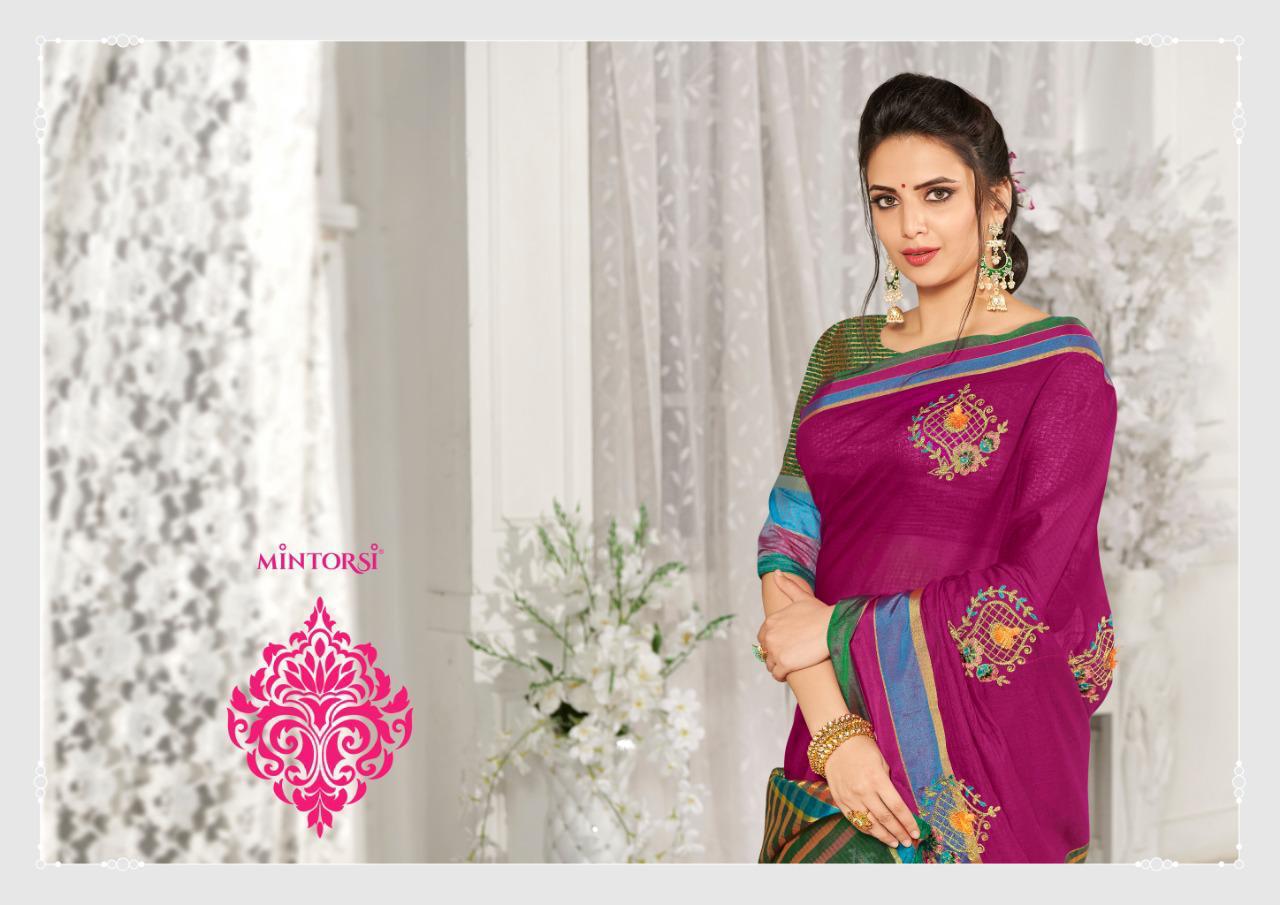 Mintorsi Sabrang Cotton Silk Traditional Wear Saree Online Shopping