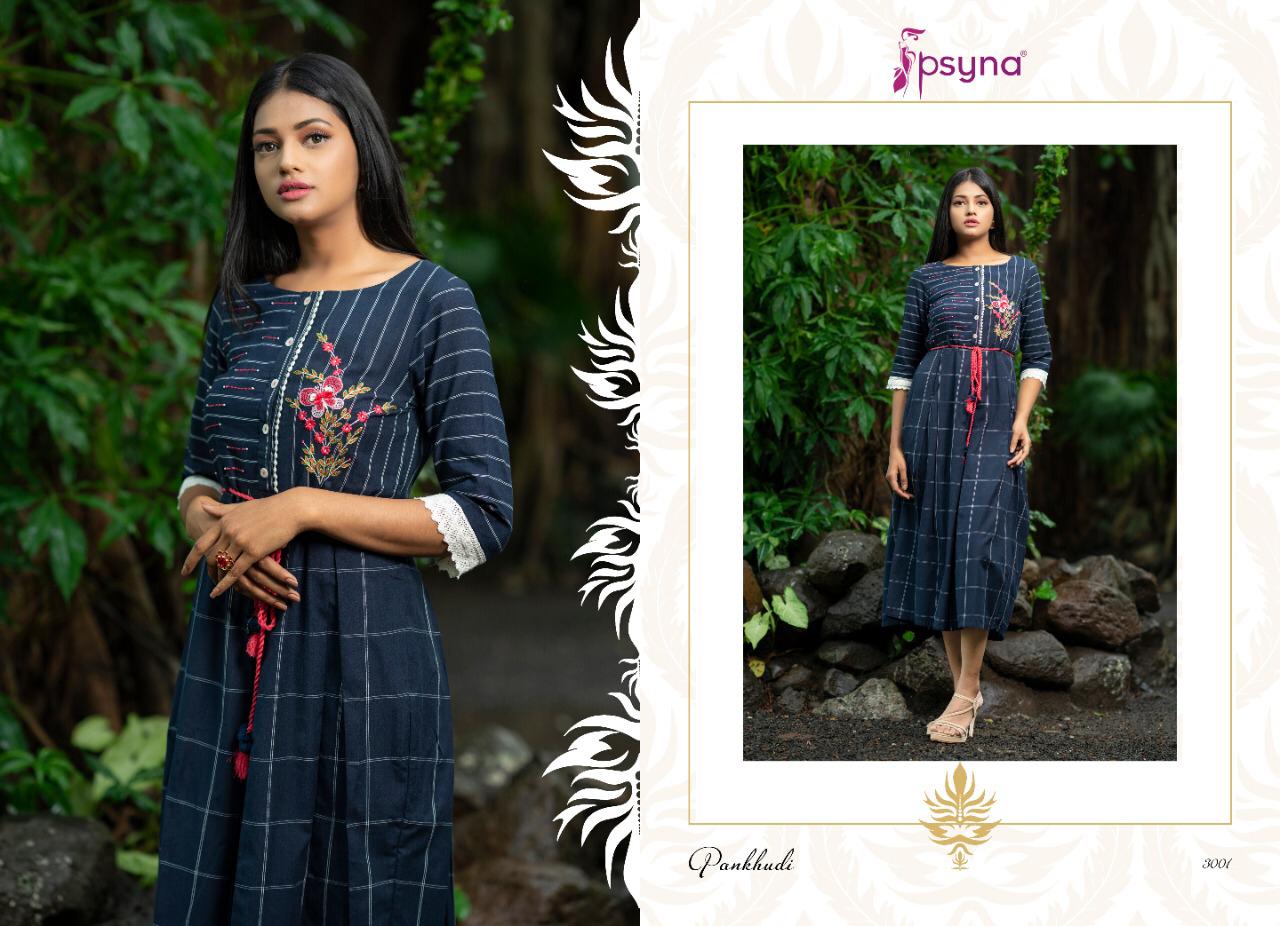 Psyna Launch Pankhudi Vol 3 Cotton Handloom Kurti Festival Collection In Surat Market