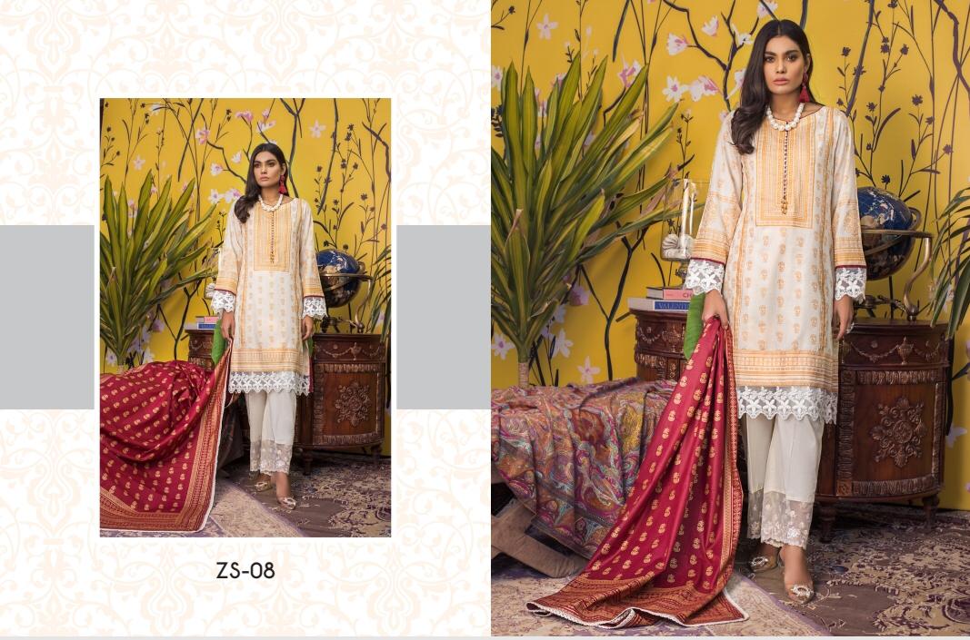 Rang Reza Banarsi By Zs Textiles Original Lawn Branded Pakistani Suit