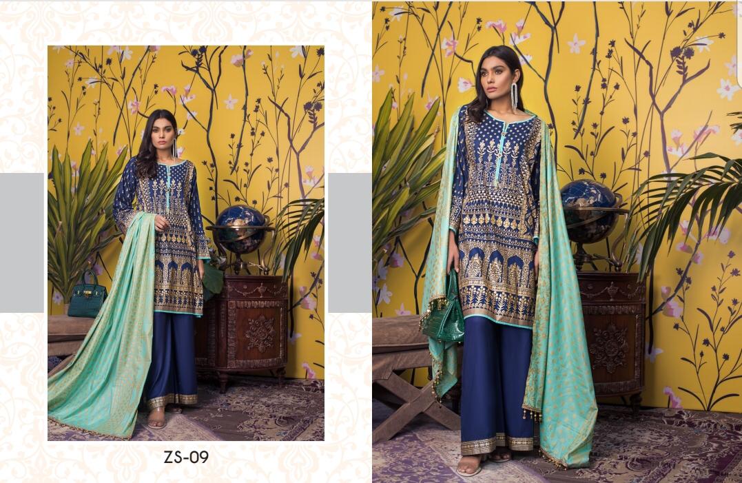 Rang Reza Banarsi By Zs Textiles Original Lawn Branded Pakistani Suit