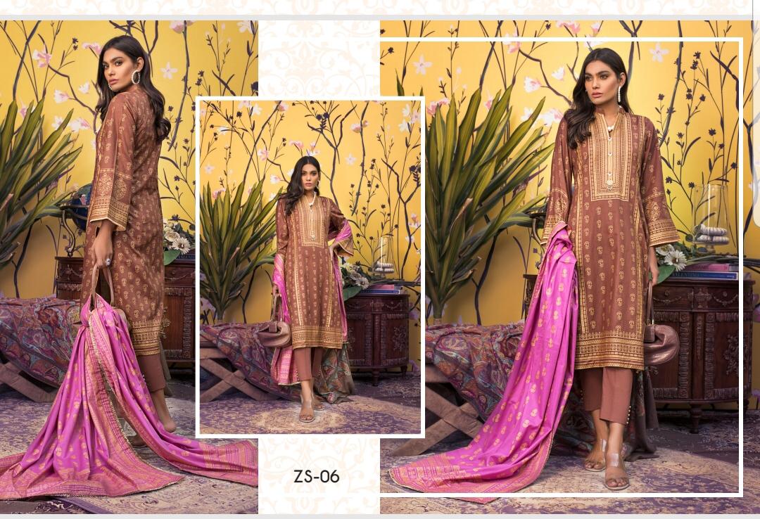 Rang Reza Banarsi By Zs Textiles Original Lawn Branded Pakistani Suit