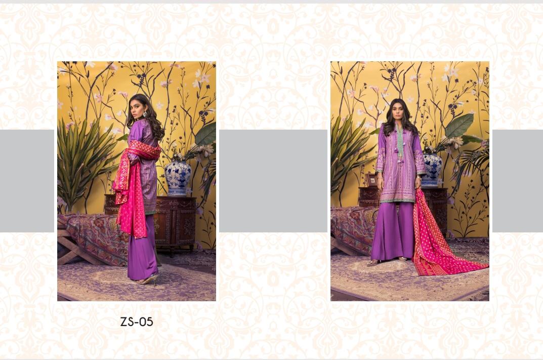 Rang Reza Banarsi By Zs Textiles Original Lawn Branded Pakistani Suit