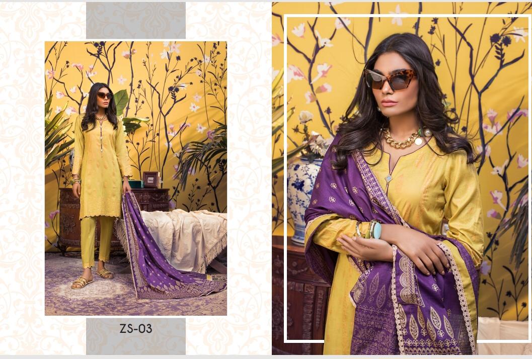 Rang Reza Banarsi By Zs Textiles Original Lawn Branded Pakistani Suit