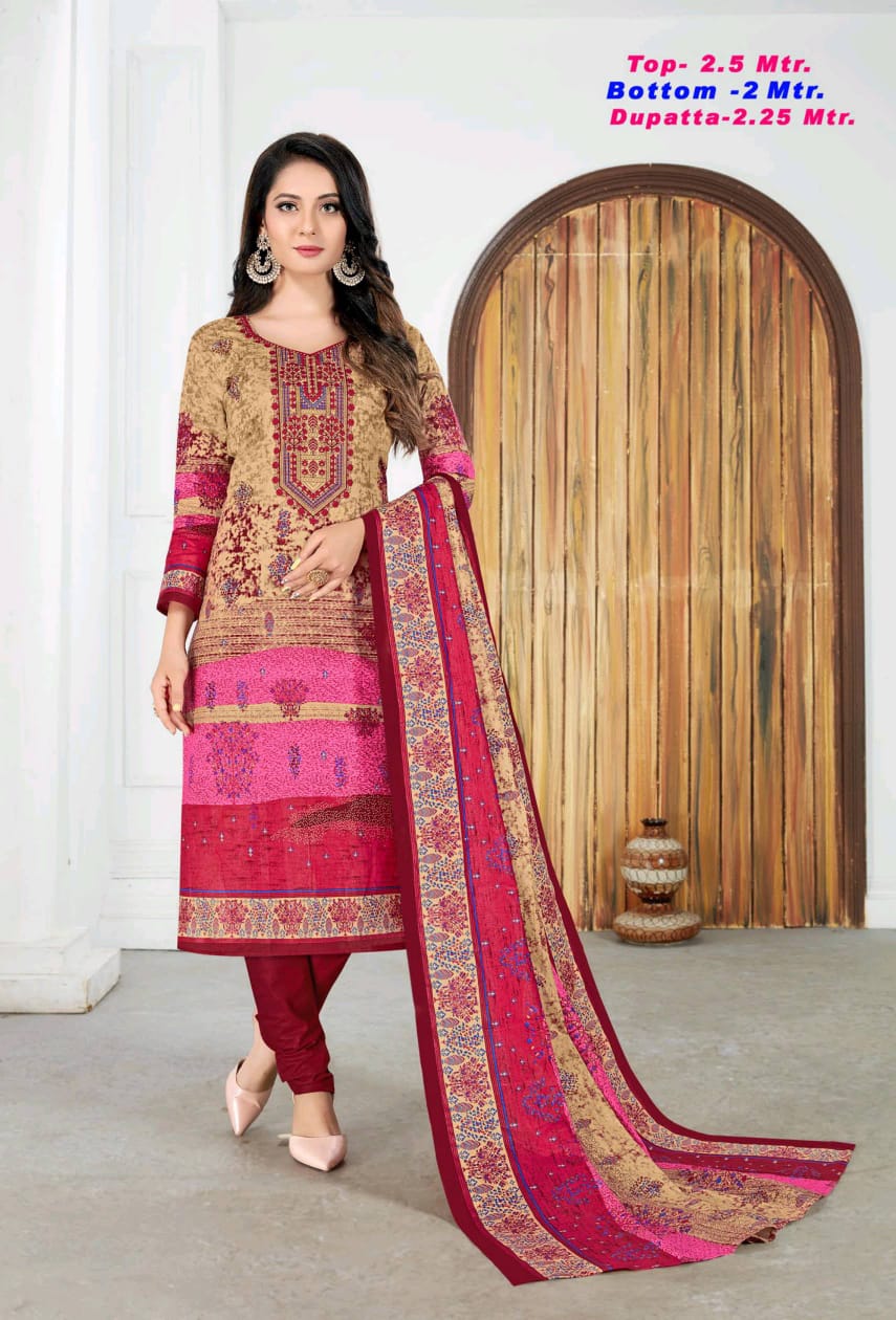 Razia Sultan Vol 27 By Apana Cotton Regular Wear Salwar Suit In Surat Market