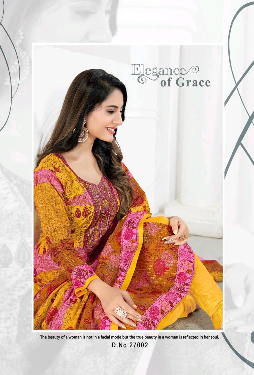 Razia Sultan Vol 27 By Apana Cotton Regular Wear Salwar Suit In Surat Market