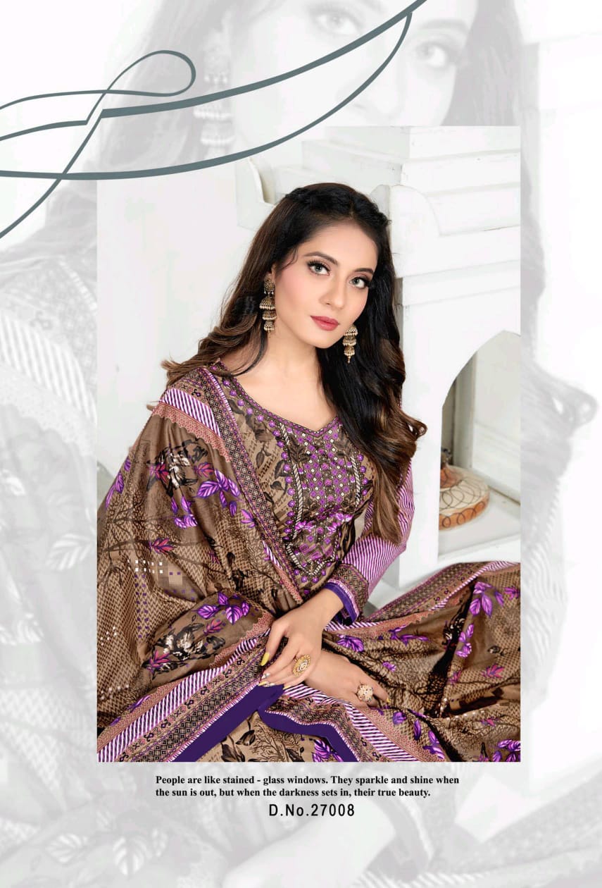 Razia Sultan Vol 27 By Apana Cotton Regular Wear Salwar Suit In Surat Market