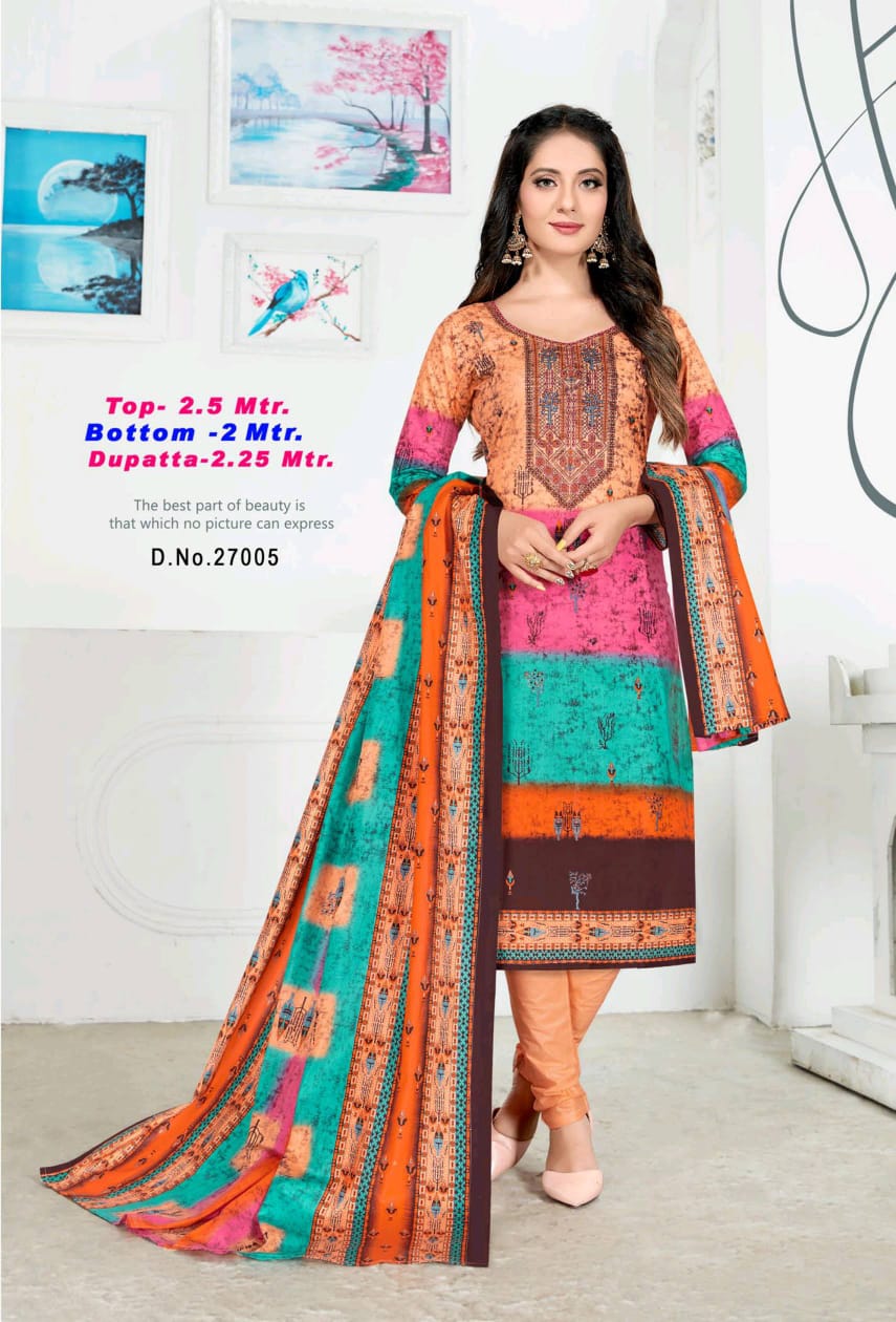 Razia Sultan Vol 27 By Apana Cotton Regular Wear Salwar Suit In Surat Market