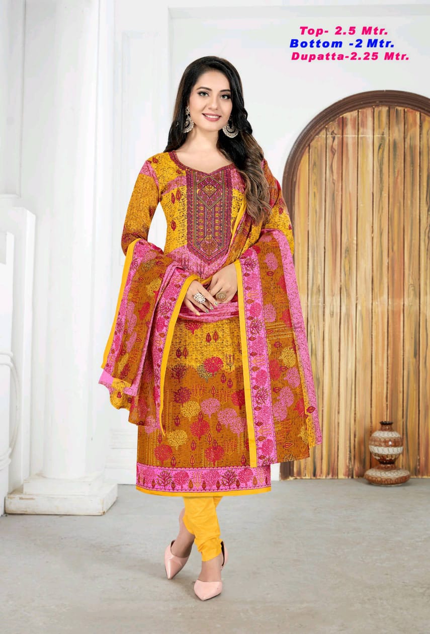 Razia Sultan Vol 27 By Apana Cotton Regular Wear Salwar Suit In Surat Market