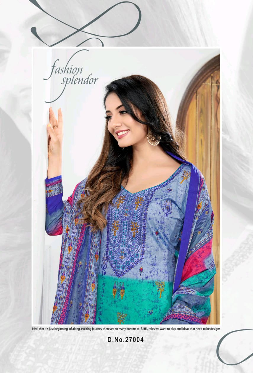 Razia Sultan Vol 27 By Apana Cotton Regular Wear Salwar Suit In Surat Market