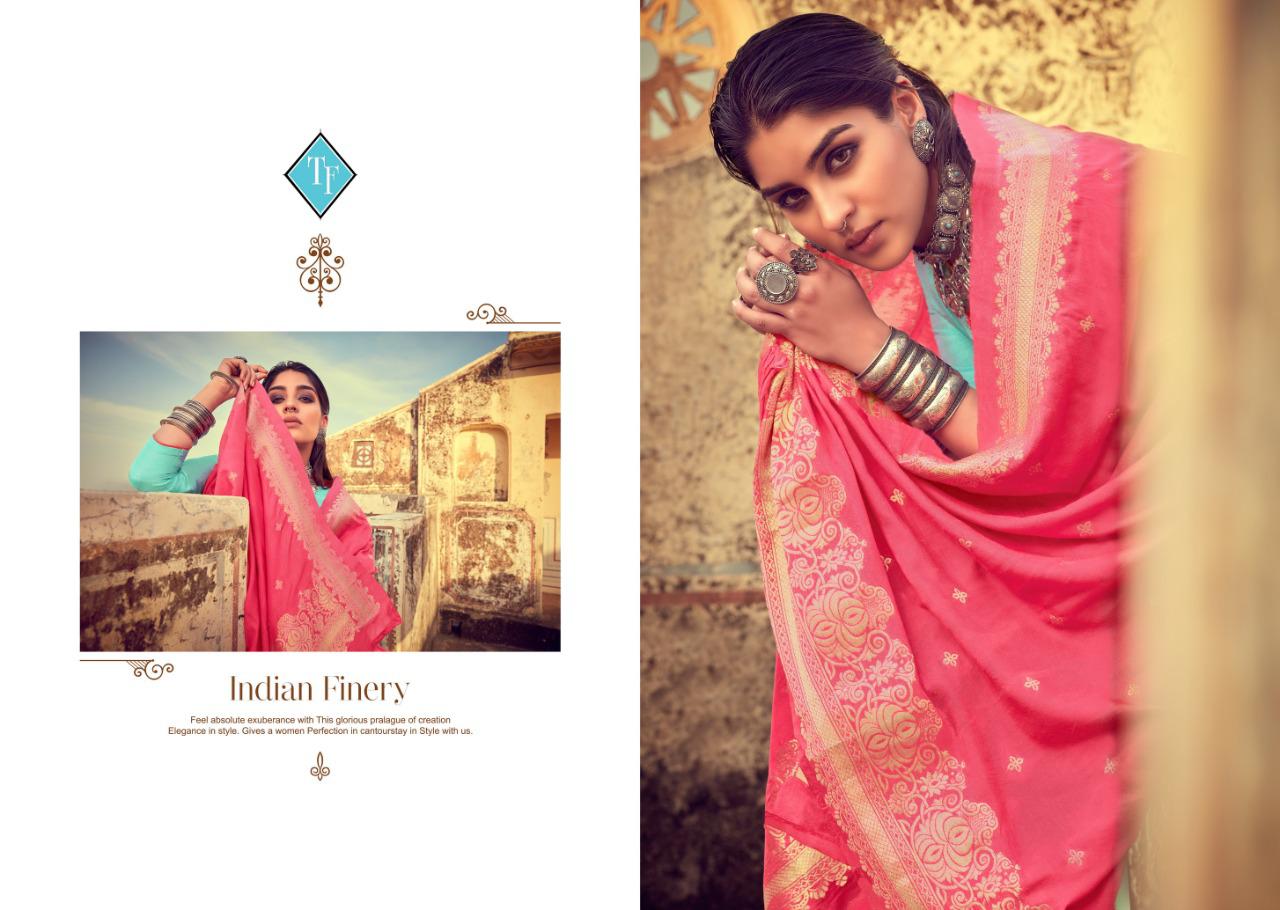 Tanishk Fashion Kriza Jam Satin Silk With Embroidery Work Suit Exporter