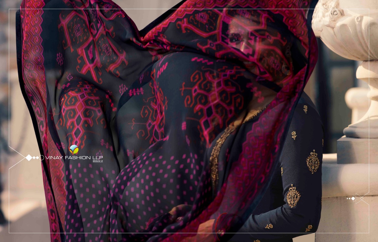 Vinay Silkina Royal Crepe Vol 24 Exclusive Branded Suits Collection Wholesaler