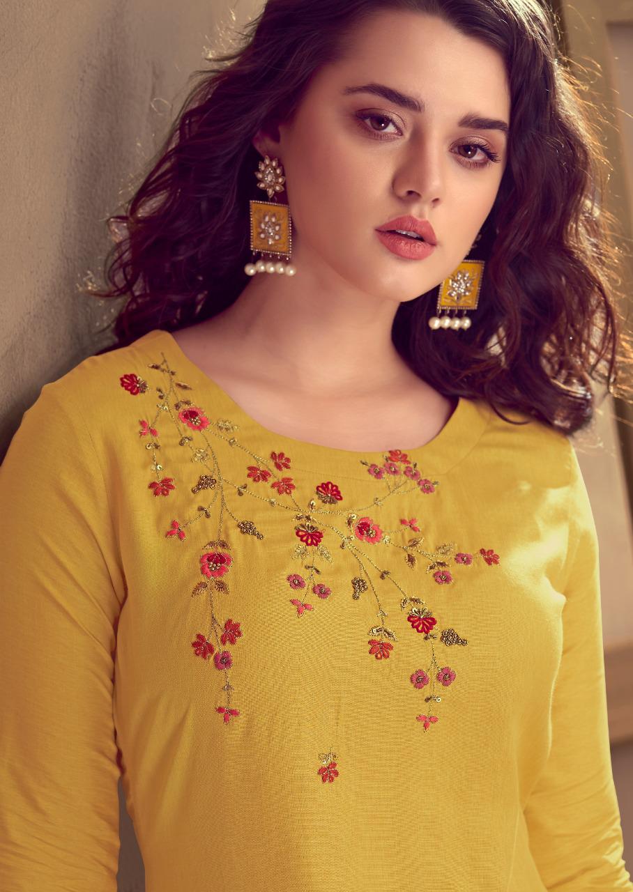 Vink Kurti Grace Latest Handwork Kurtis With Bottoms Branded Collection