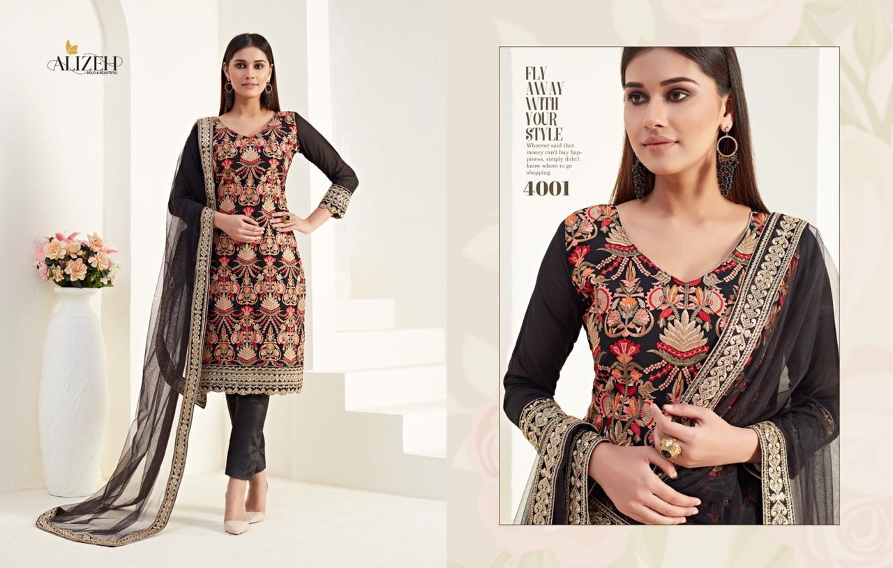 Alizeh Presenting Almora Real Georgette Higher Quality Party Wear Elegant Salwar Suit