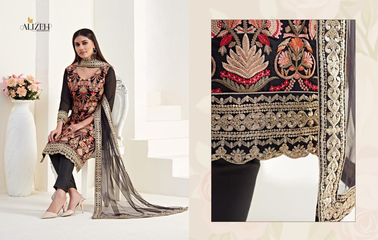 Alizeh Presenting Almora Real Georgette Higher Quality Party Wear Elegant Salwar Suit