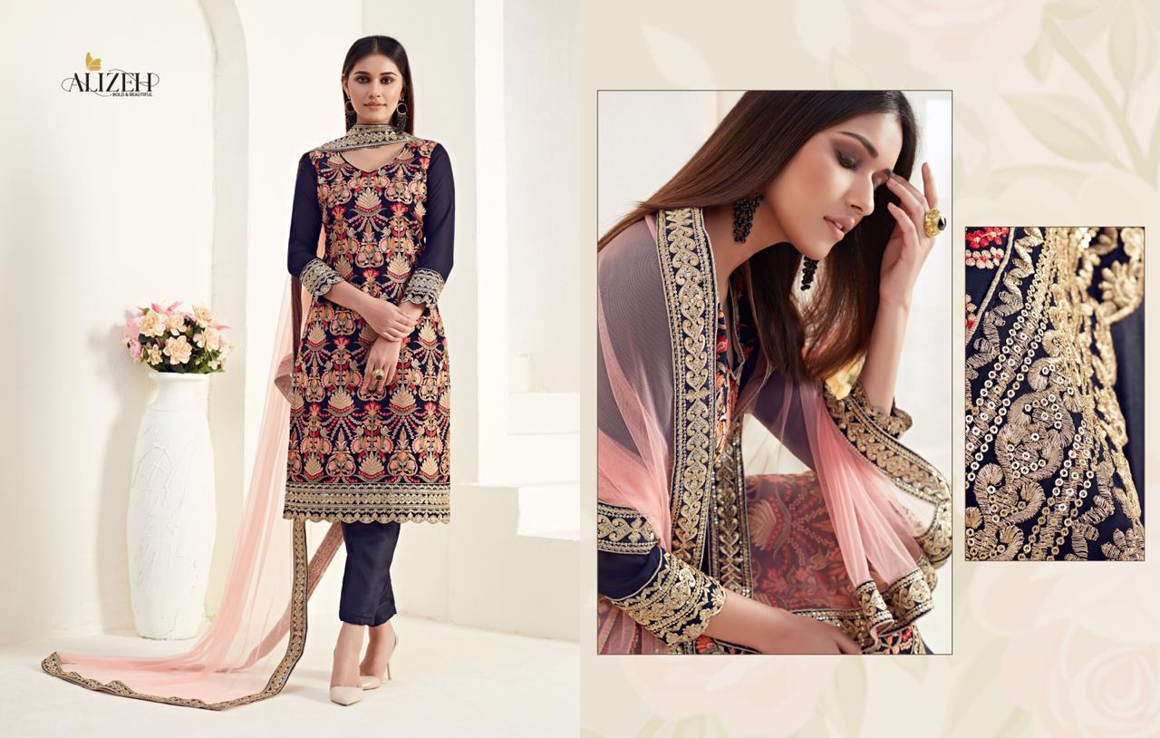 Alizeh Presenting Almora Real Georgette Higher Quality Party Wear Elegant Salwar Suit