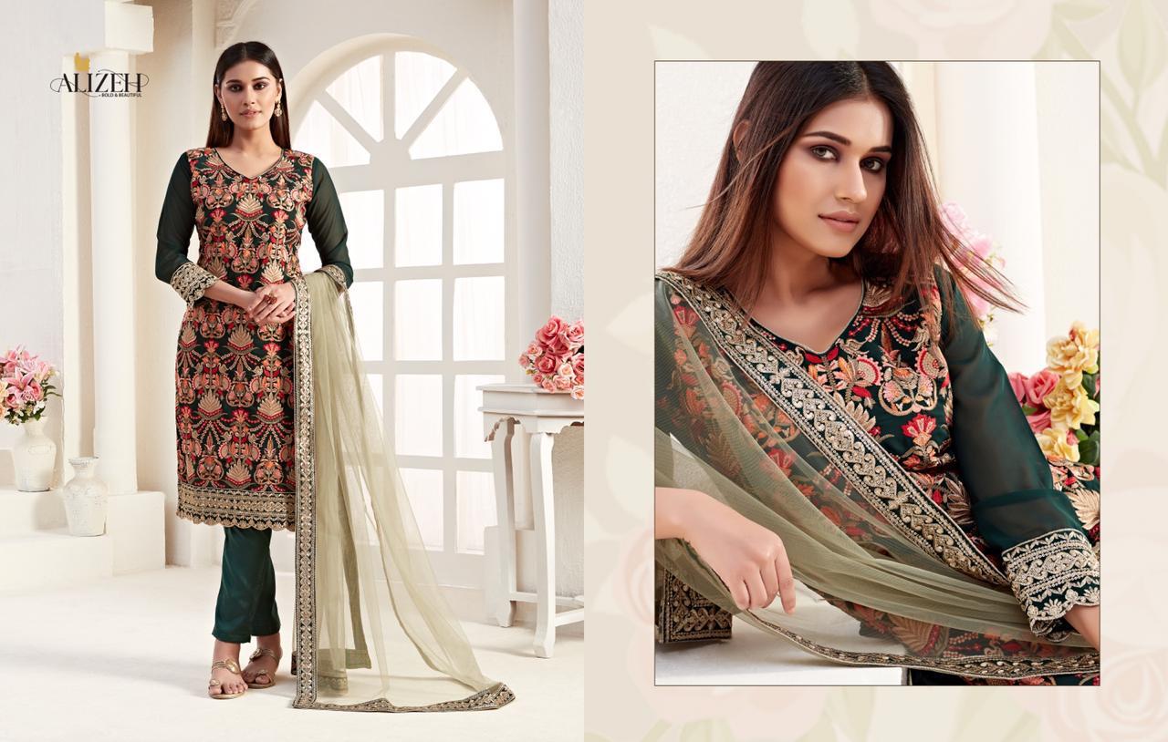 Alizeh Presenting Almora Real Georgette Higher Quality Party Wear Elegant Salwar Suit