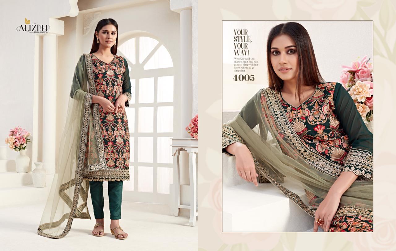 Alizeh Presenting Almora Real Georgette Higher Quality Party Wear Elegant Salwar Suit
