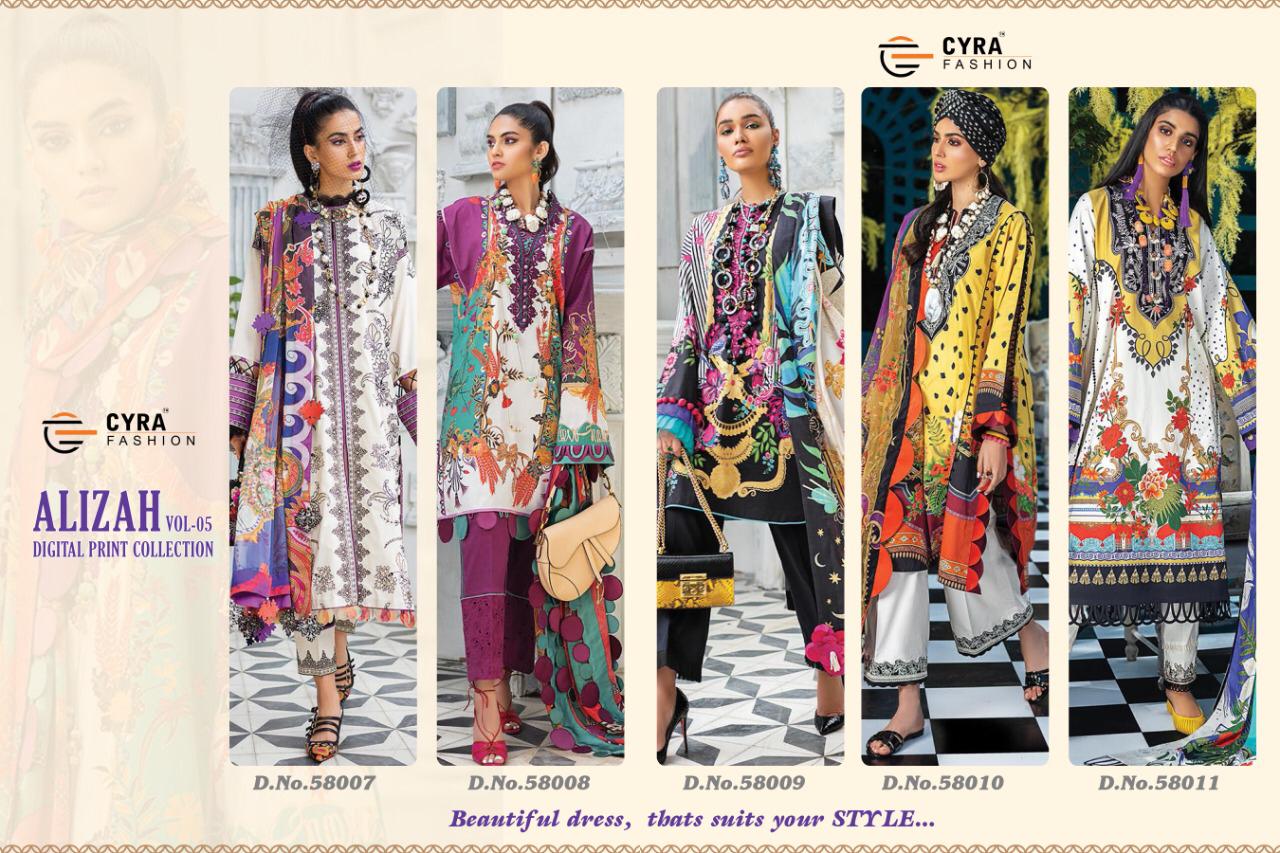 Cyra Fashion Presenting Alizah Vol 5 Jam Cotton Pakistani Salwar Suit Online Shopping In Surat