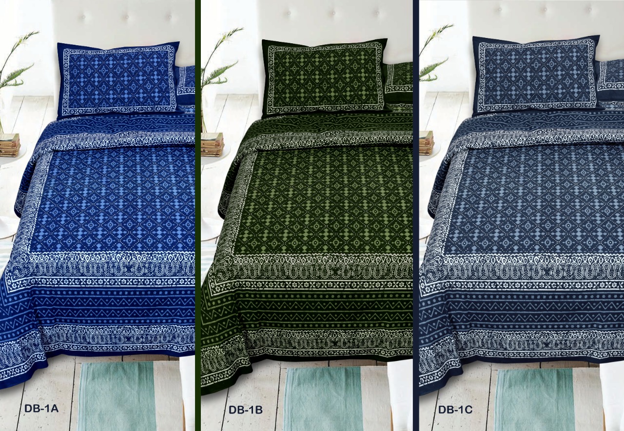 Daabu Prints Cotton Bed Sheets Dark Color Matching Bedsheets Buy Online