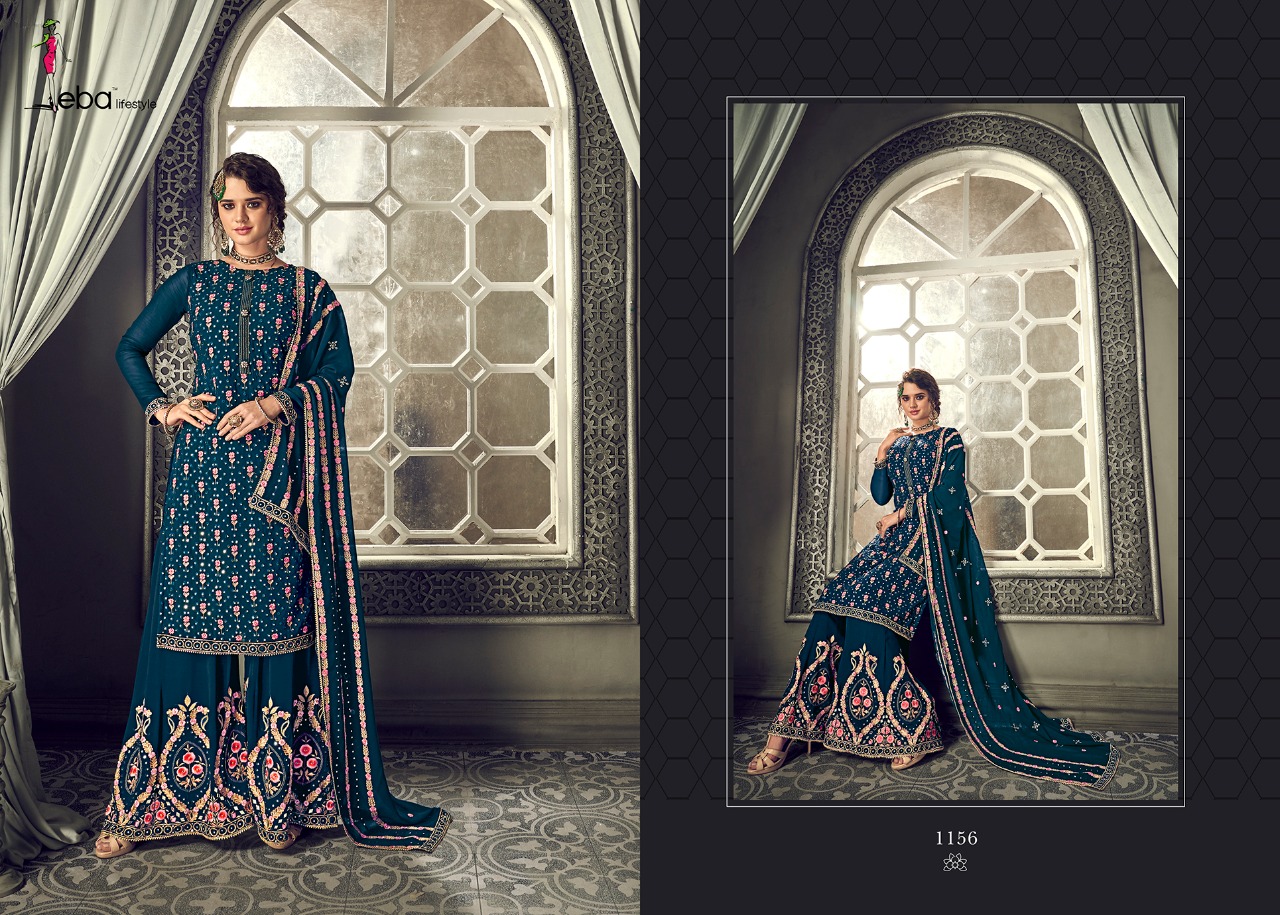 Eba Hurma Vol 30 Georgette Plazzo Stylish Salwar Suit For Summer Wear