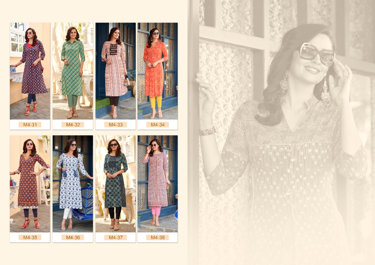Laxmipati Saree Present Kurti Catalogs By Priyanka Polizanic Crape Kurti Latest Design