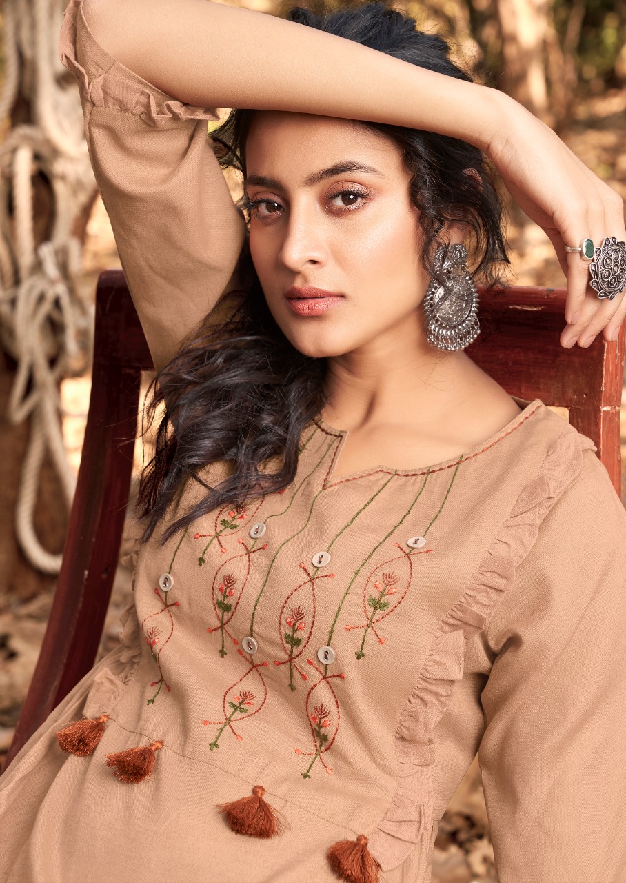 Pheonix Vol 2 By Vink Boutique Style Cotton Readymade Kurtis Wholesaler