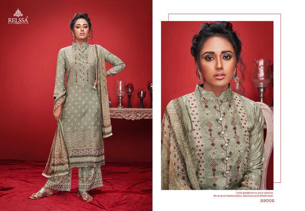 Relssa Libas Modal Silk Party Wear Glamorous Look Salwar Suit In Surat Textile Market