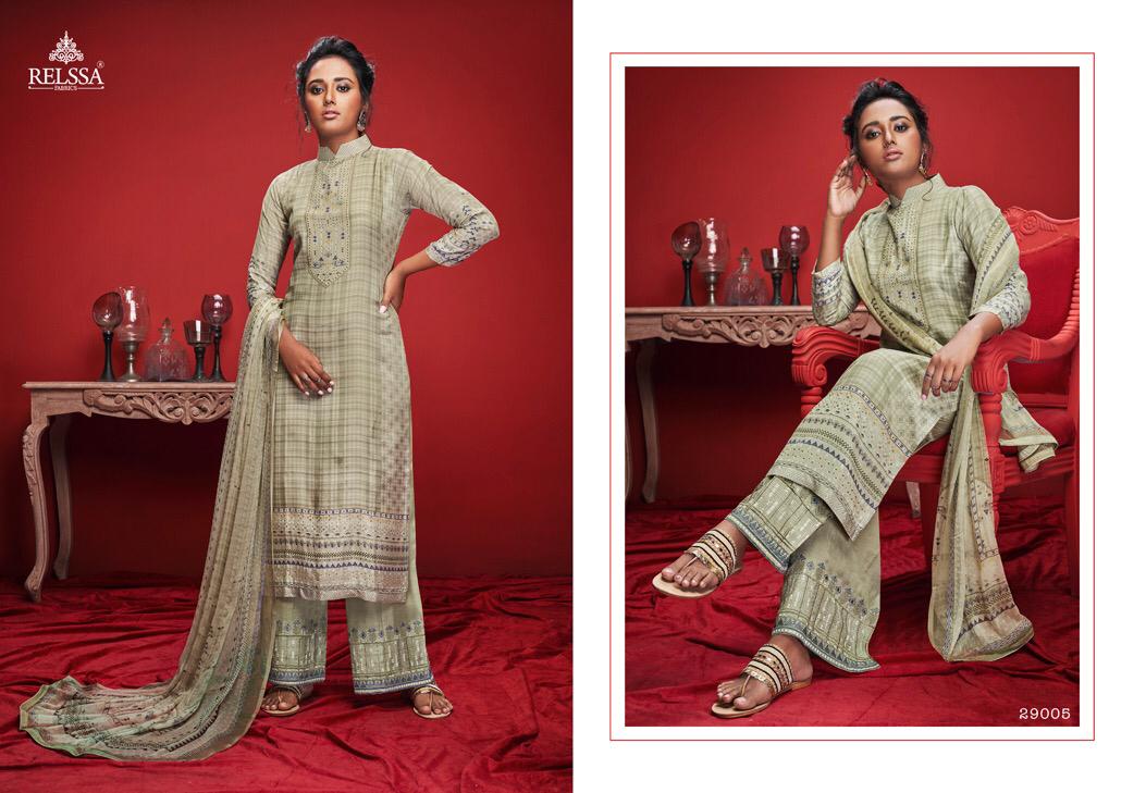 Relssa Libas Modal Silk Party Wear Glamorous Look Salwar Suit In Surat Textile Market