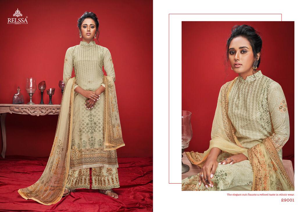 Relssa Libas Modal Silk Party Wear Glamorous Look Salwar Suit In Surat Textile Market