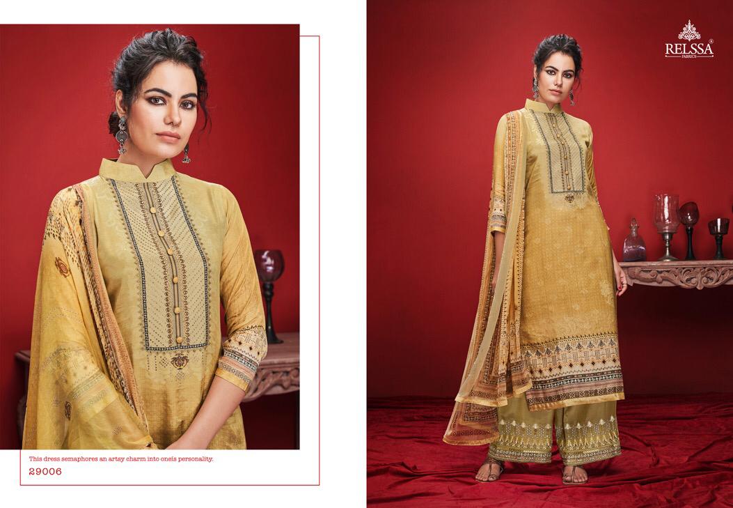 Relssa Libas Modal Silk Party Wear Glamorous Look Salwar Suit In Surat Textile Market