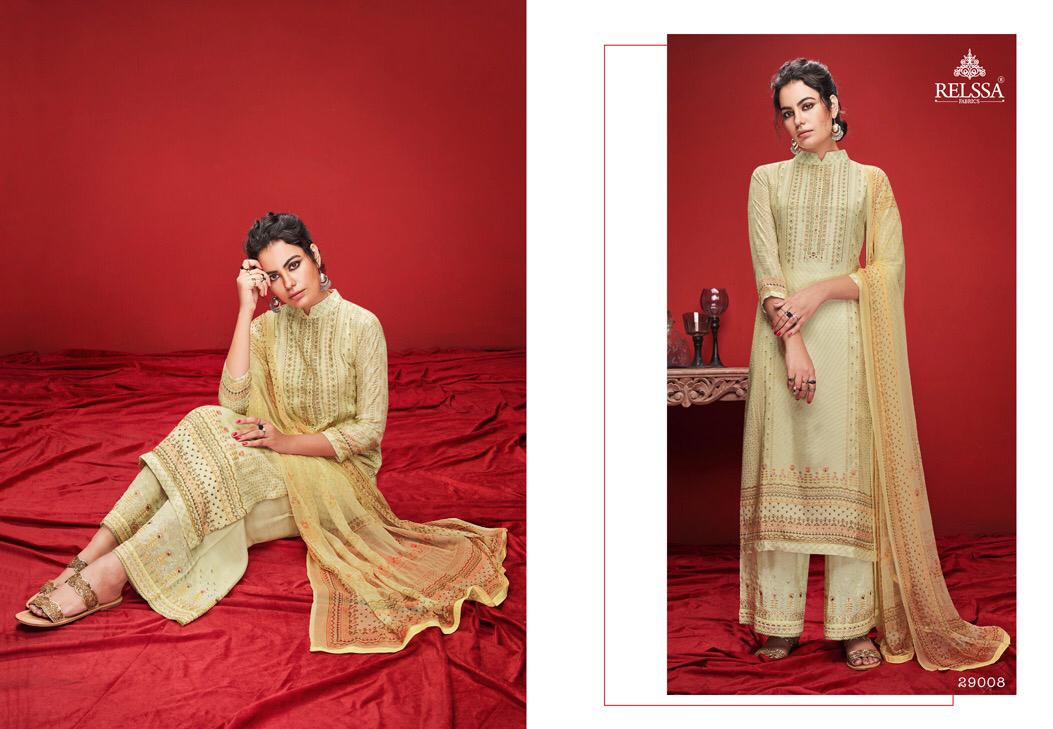 Relssa Libas Modal Silk Party Wear Glamorous Look Salwar Suit In Surat Textile Market