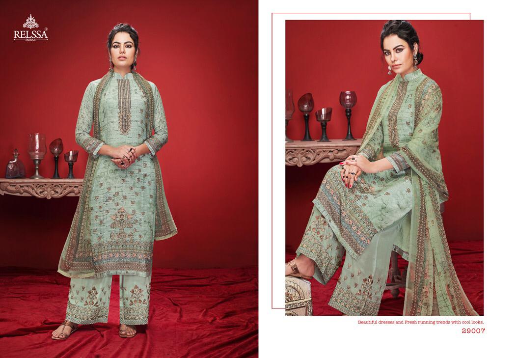 Relssa Libas Modal Silk Party Wear Glamorous Look Salwar Suit In Surat Textile Market