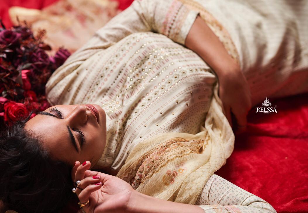 Relssa Libas Modal Silk Party Wear Glamorous Look Salwar Suit In Surat Textile Market