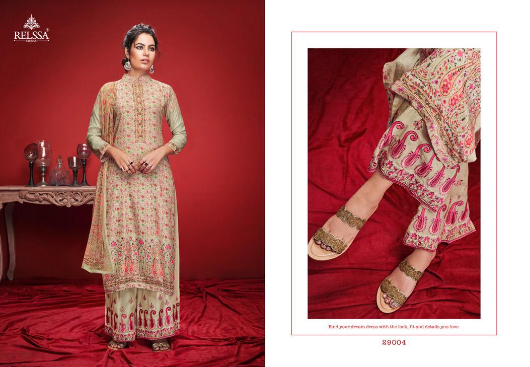 Relssa Libas Modal Silk Party Wear Glamorous Look Salwar Suit In Surat Textile Market