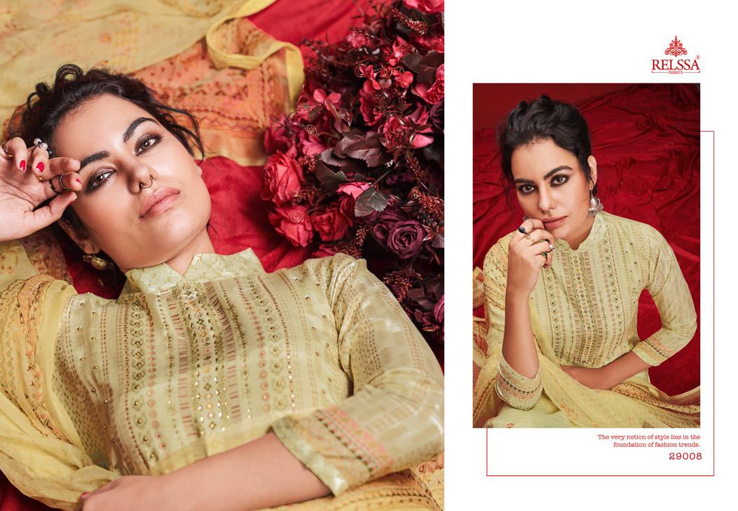 Relssa Libas Modal Silk Party Wear Glamorous Look Salwar Suit In Surat Textile Market