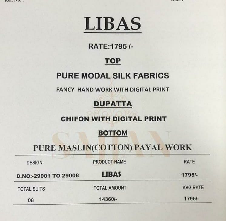 Relssa Libas Modal Silk Party Wear Glamorous Look Salwar Suit In Surat Textile Market