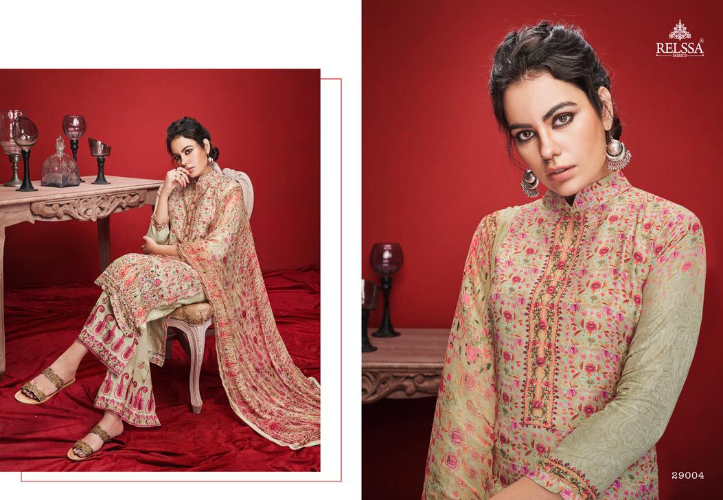 Relssa Libas Modal Silk Party Wear Glamorous Look Salwar Suit In Surat Textile Market