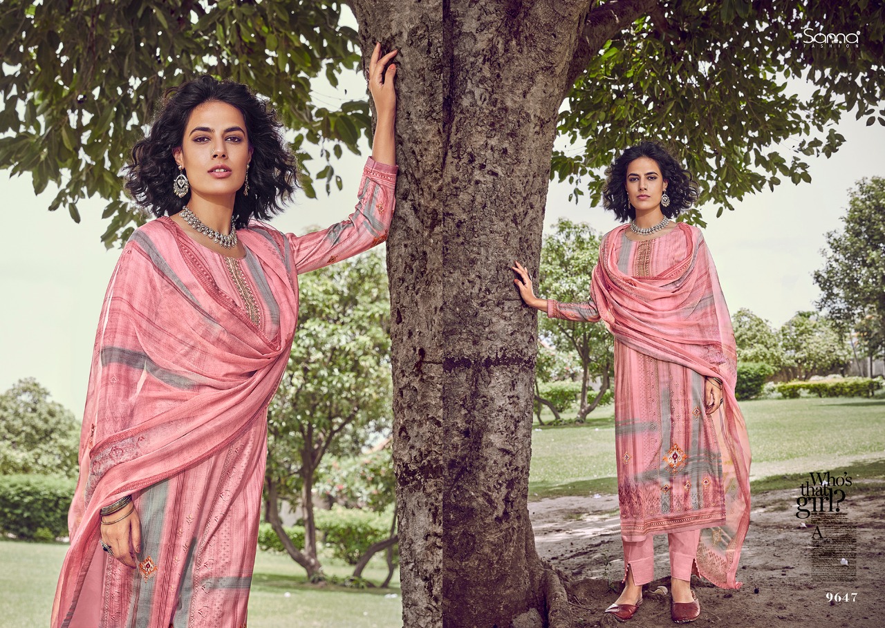 Sanna Launching Lavender Cotton Jam Silk Salwar Suit Online Shopping In Surat Krishna Creation
