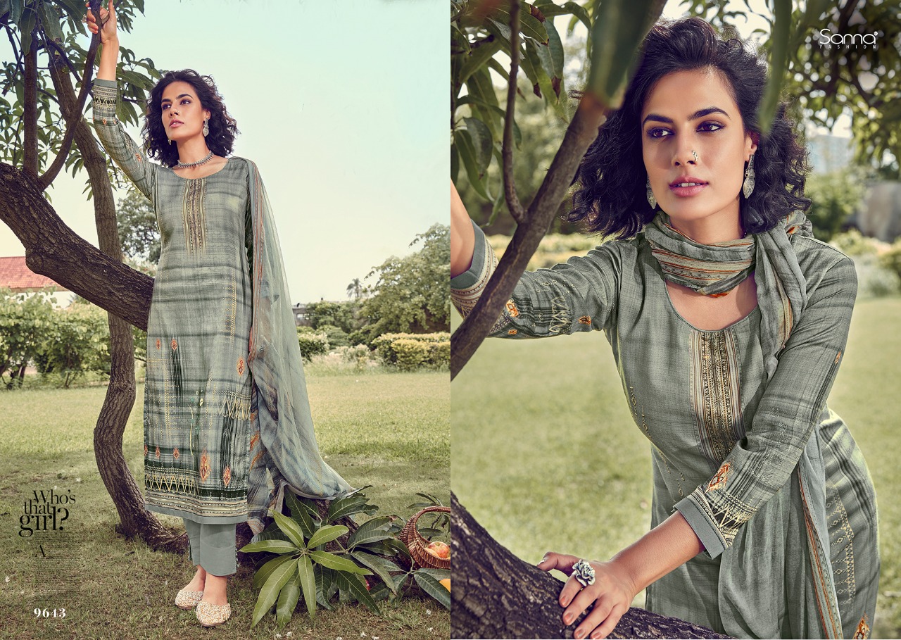 Sanna Launching Lavender Cotton Jam Silk Salwar Suit Online Shopping In Surat Krishna Creation