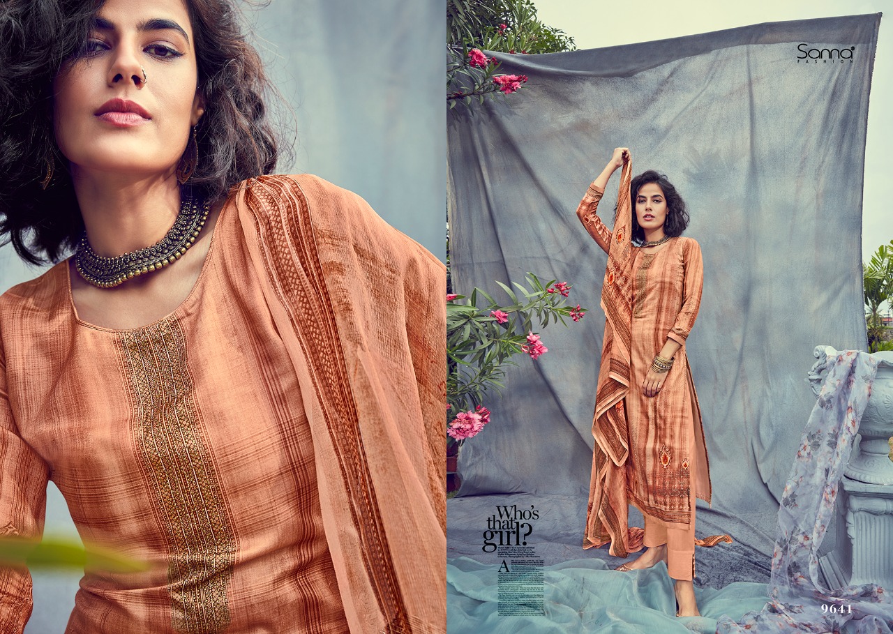 Sanna Launching Lavender Cotton Jam Silk Salwar Suit Online Shopping In Surat Krishna Creation