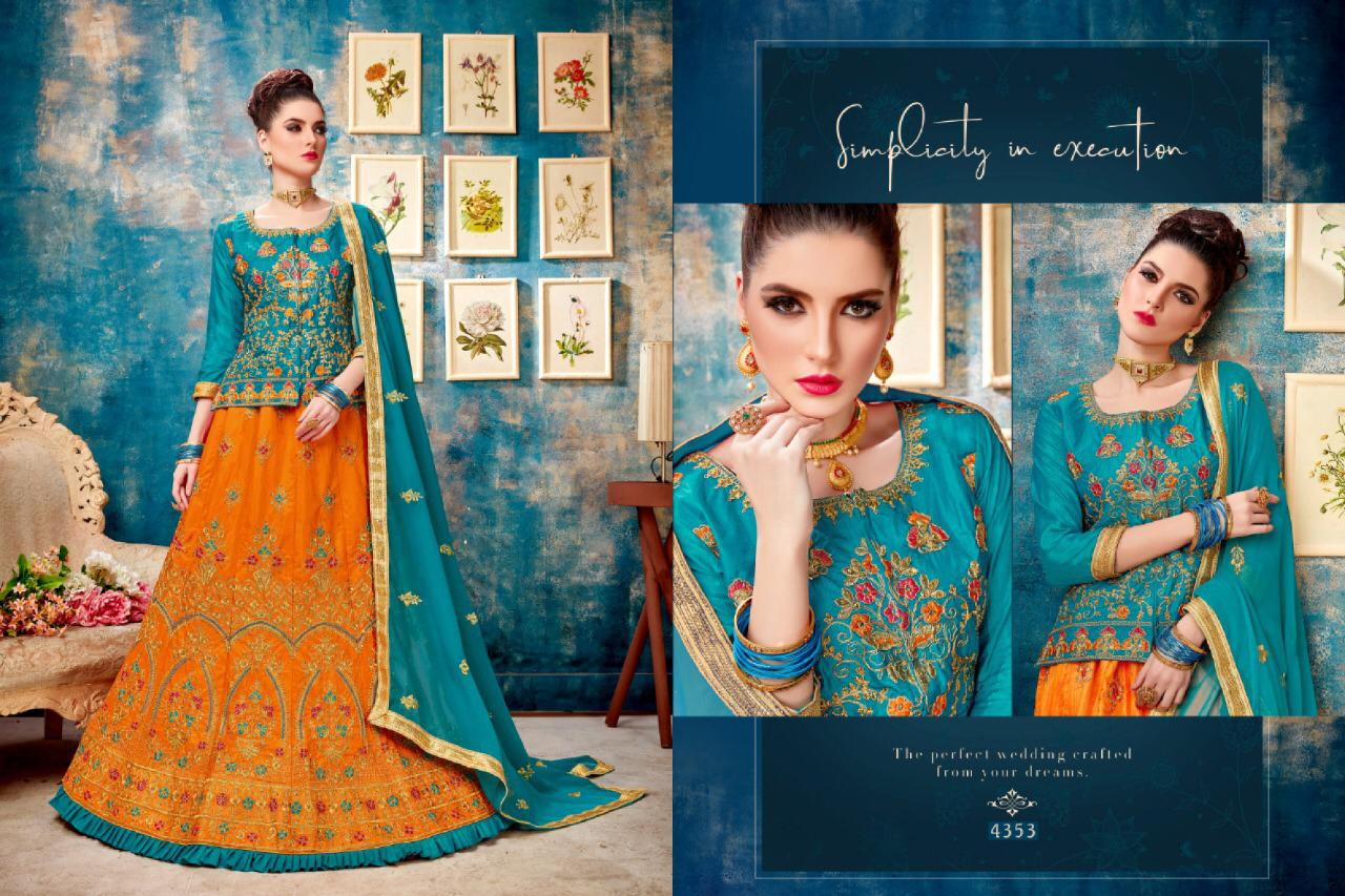 Sanskar Style Baleno Heavy Work Silk Designer Lehenga Online Shopping