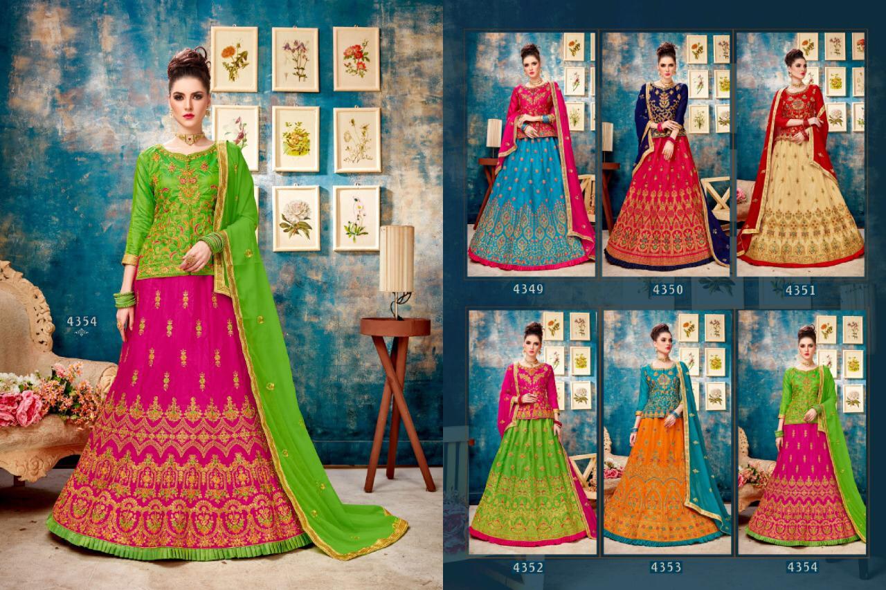 Sanskar Style Baleno Heavy Work Silk Designer Lehenga Online Shopping