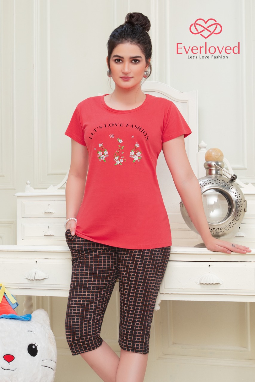 Everloved Present El Cs 29 A Cotton Hosiery Tshirt With Pant At Best Rate In Surat Market