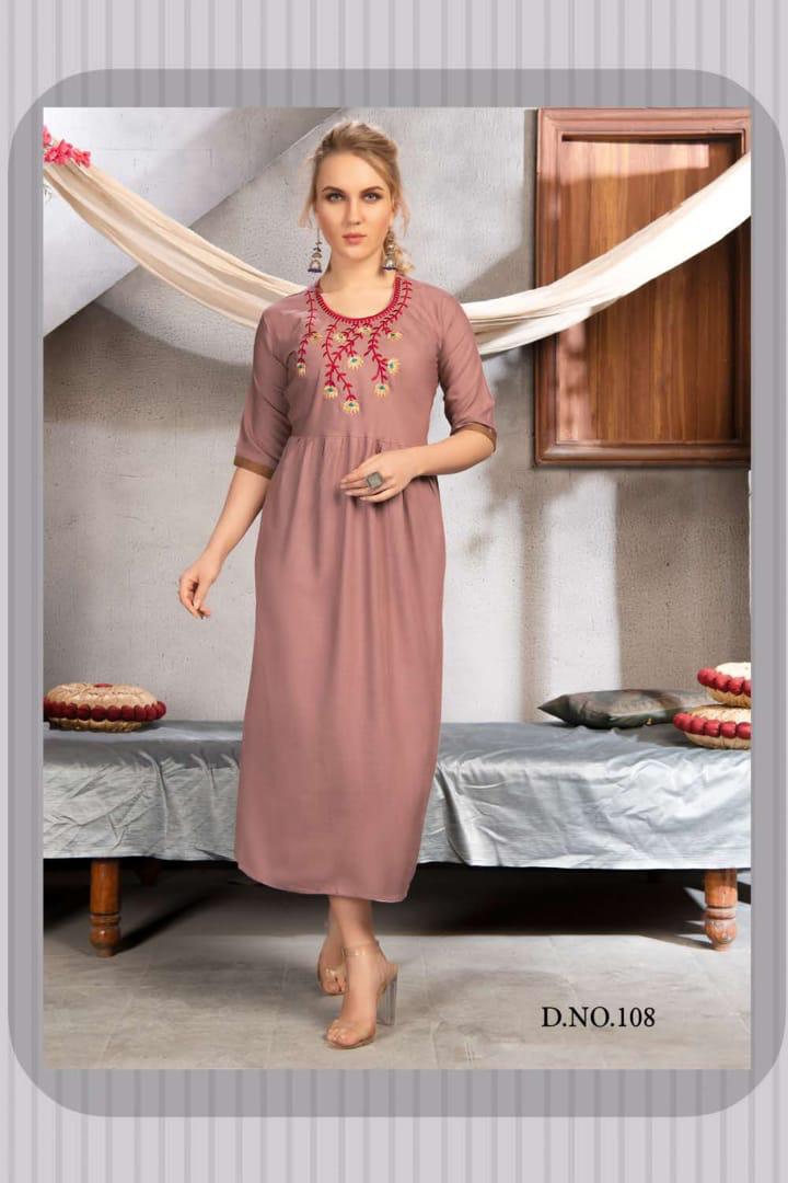 Fashion Talk Saheli Heavy Rayon Slub Casual Wear Top At Best Rate In Surat Market