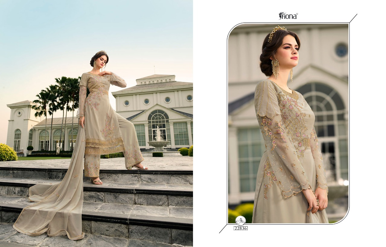 Fiona Navya Vol 2 Georgette With Designer Work 22831-22837 Series Heavy Suits