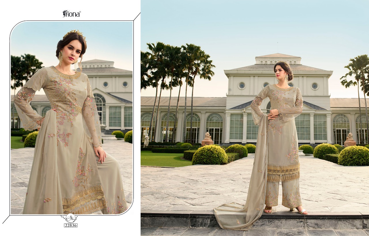 Fiona Navya Vol 2 Georgette With Designer Work 22831-22837 Series Heavy Suits